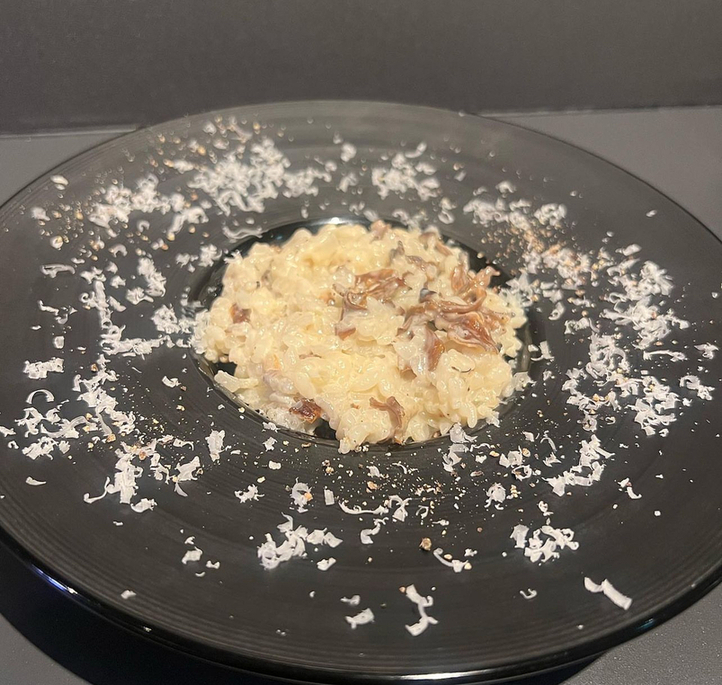 キノコとチーズのリゾット